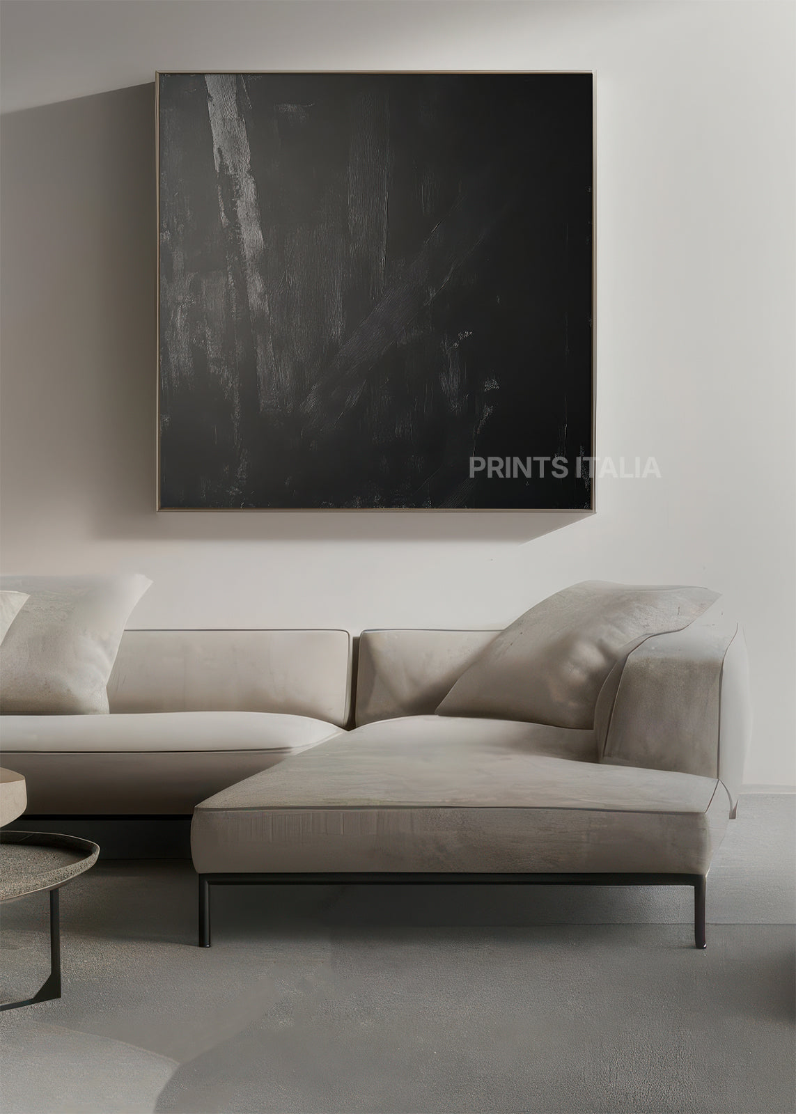 CLARAE artwork featuring evocative dark canvas with subtle light interplay and textured surface depth. 