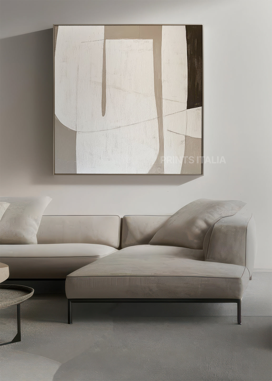 Arya wall art in neutral interior setting – digital abstract print