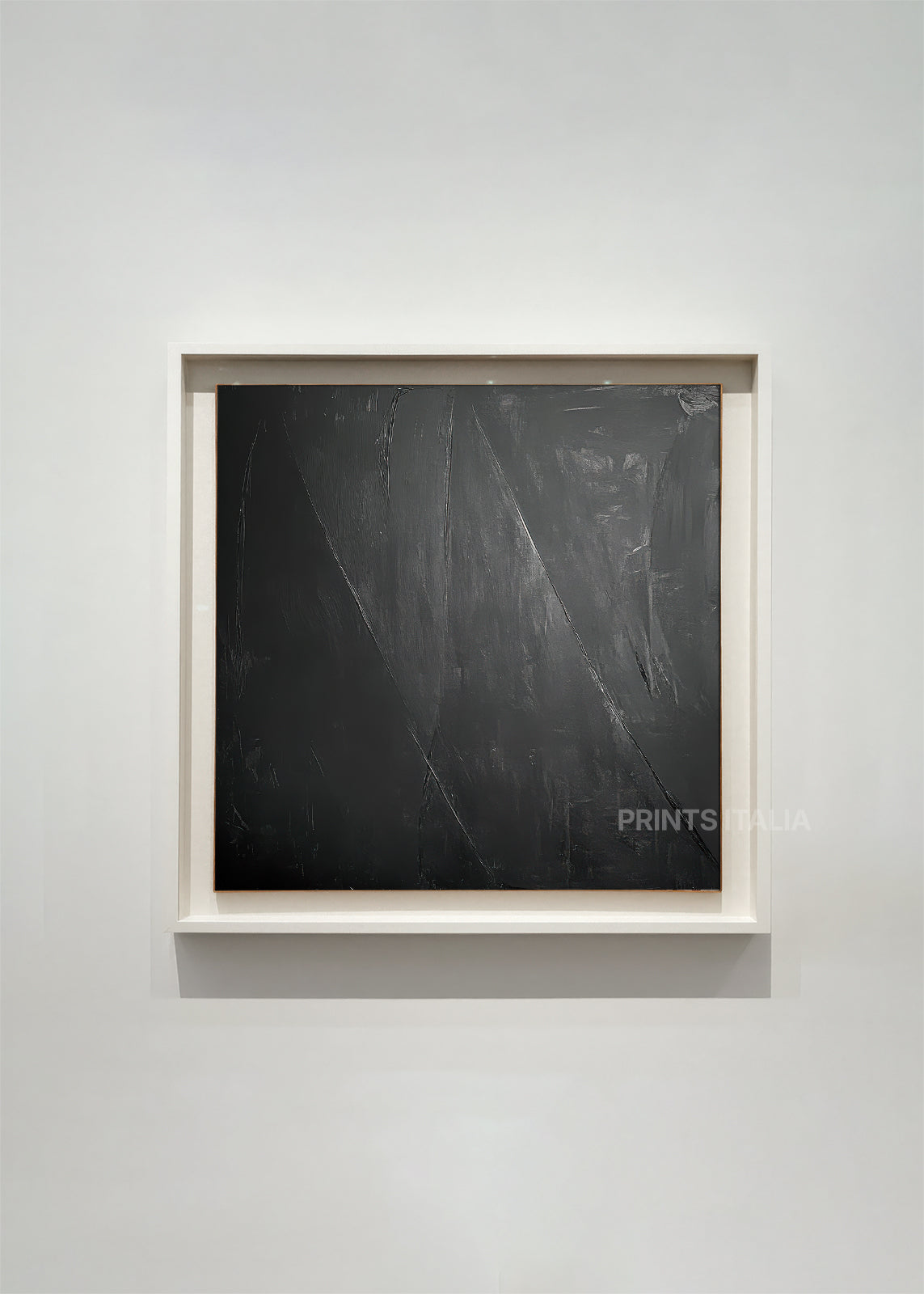 Black minimalist abstract painting for modern interior – Suri by Prints Italia